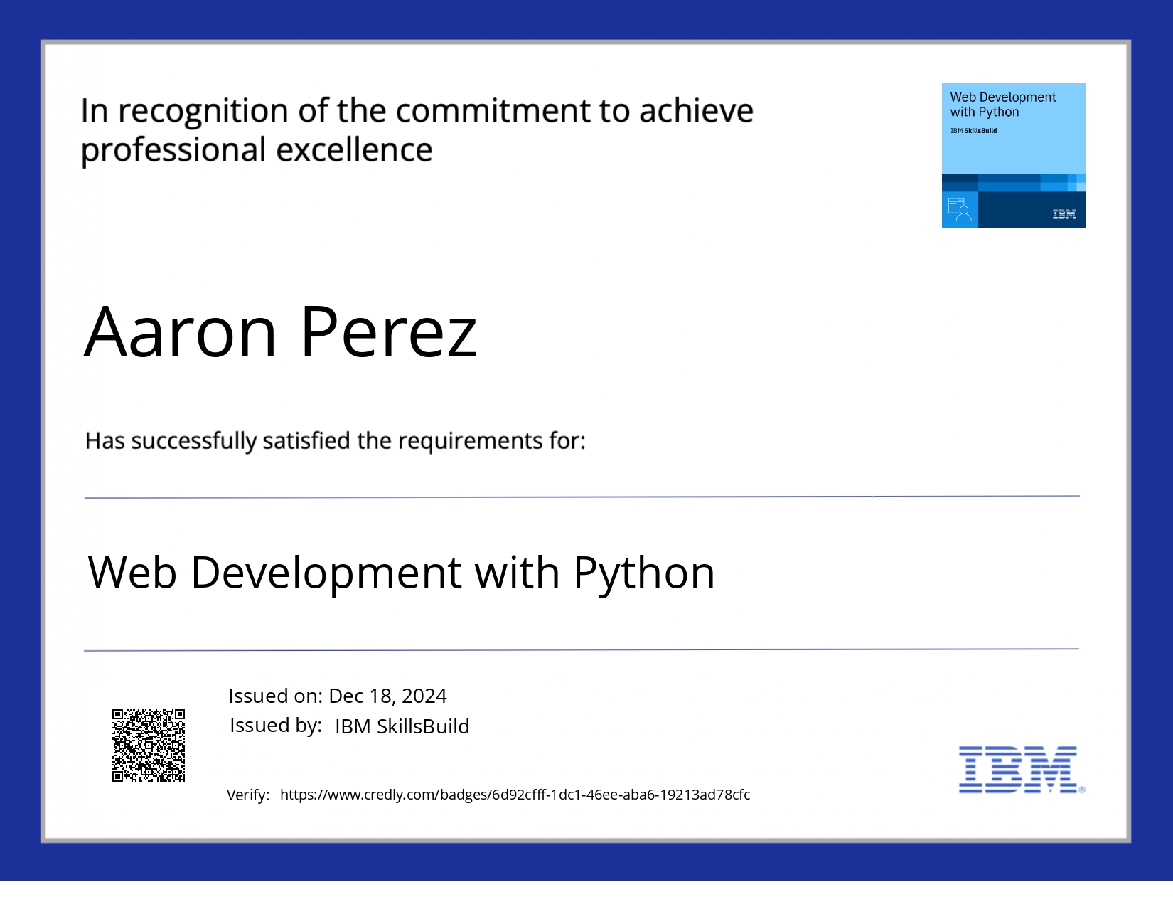 Certificado Desarrollo Web con Python