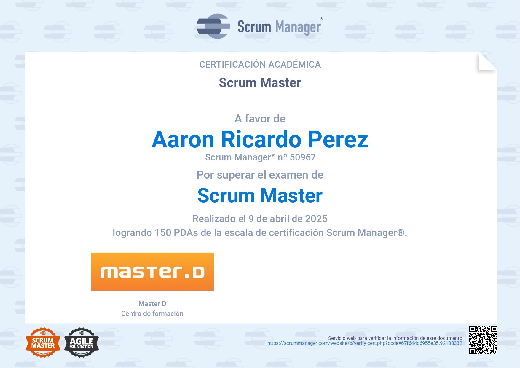 Certificado Desarrollo Web