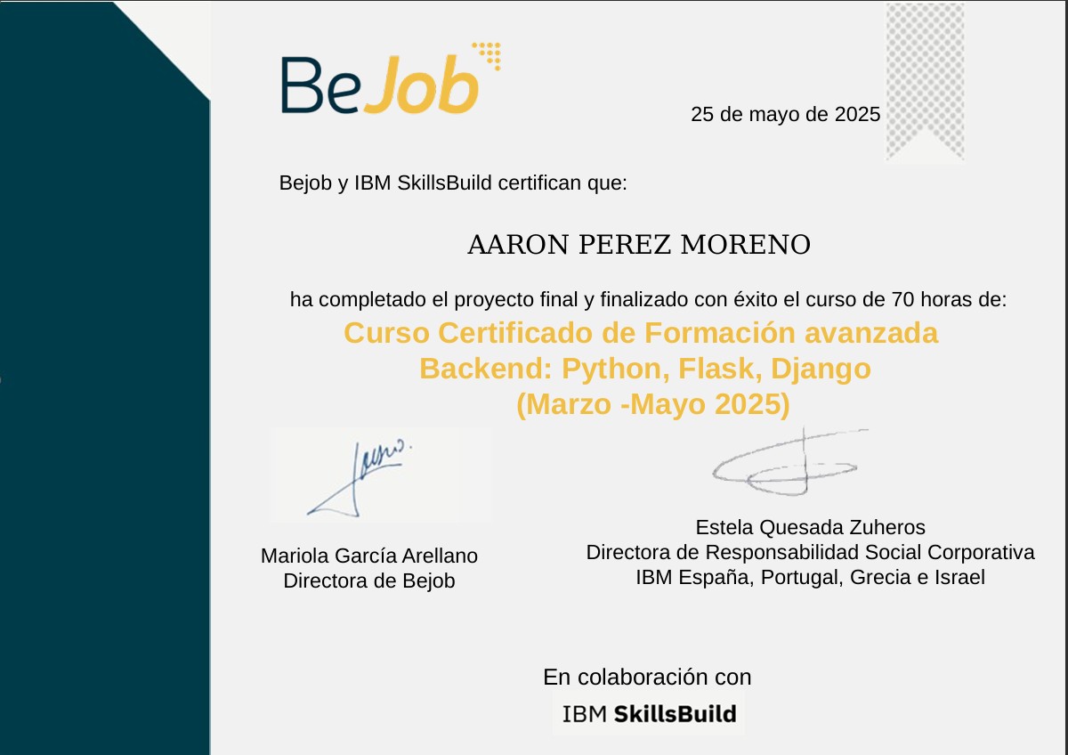 diploma python backend